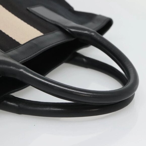 GUCCI GG Canvas Sherry Line Hand Bag Black White 002 1098 3444 Auth ep8642 - Picture 8 of 16